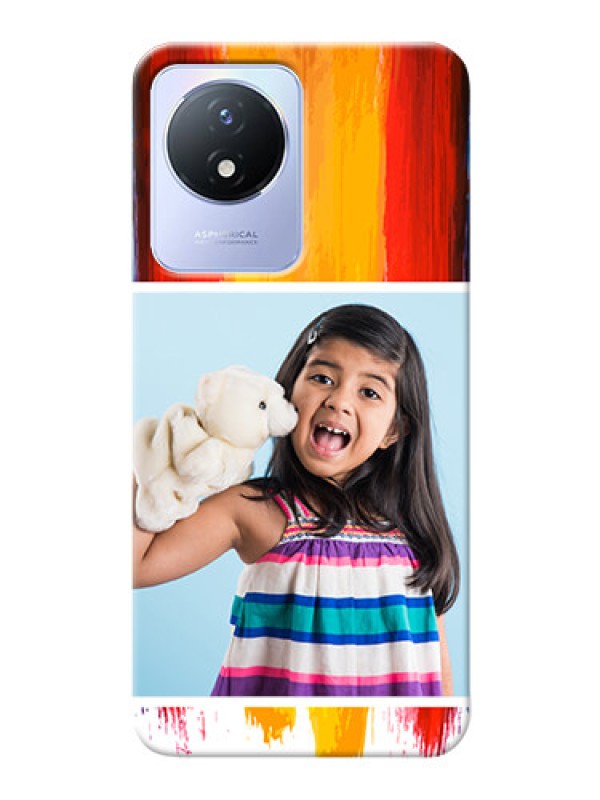 Custom Vivo Y02t custom phone covers: Multi Color Design