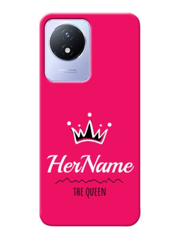 Custom Vivo Y02t Queen Phone Case with Name