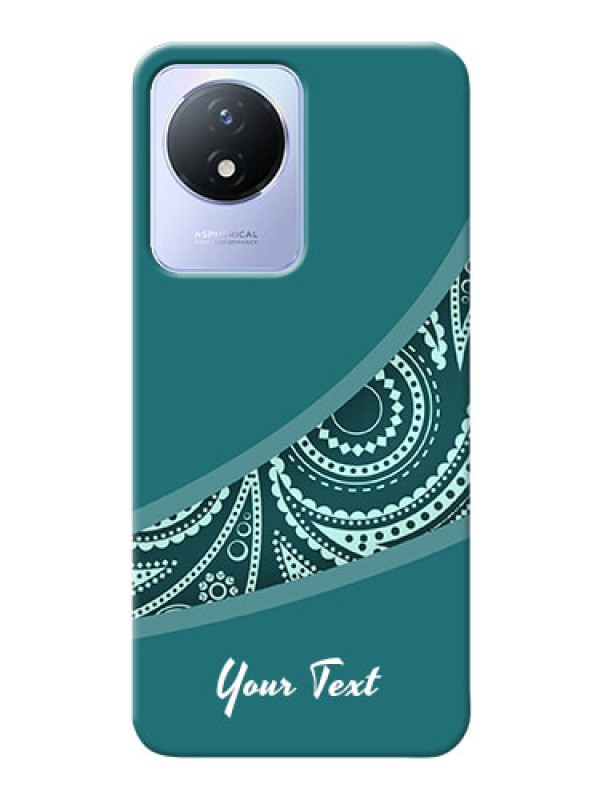 Custom Vivo Y02T Custom Phone Covers: semi visible floral Design