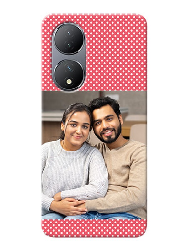 Custom Vivo Y100 Custom Mobile Case with White Dotted Design