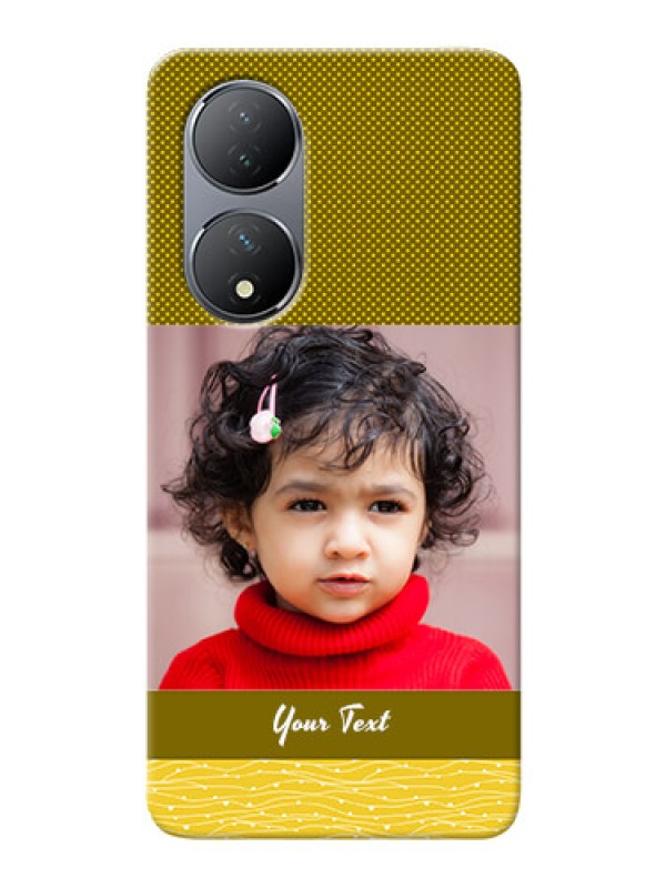 Custom Vivo Y100 custom mobile back covers: Simple Green Color Design