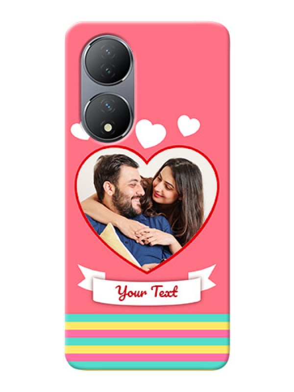 Custom Vivo Y100 Personalised mobile covers: Love Doodle Design