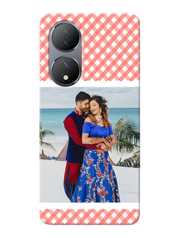 Custom Vivo Y100 custom mobile cases: Pink Pattern Design