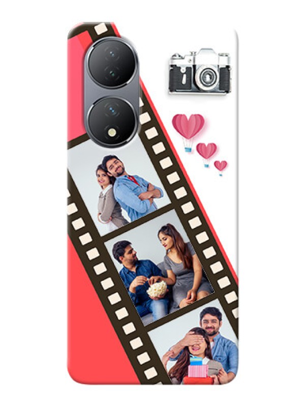 Custom Vivo Y100 custom phone covers: 3 Image Holder with Film Reel