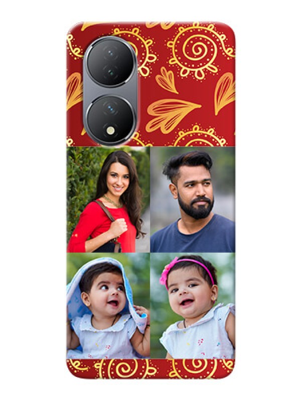 Custom Vivo Y100 Mobile Phone Cases: 4 Image Traditional Design