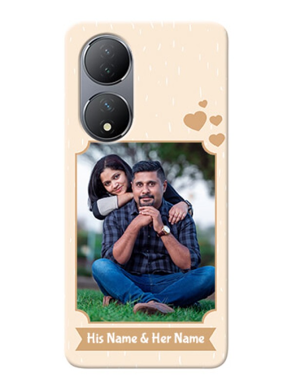 Custom Vivo Y100 mobile phone cases with confetti love design 