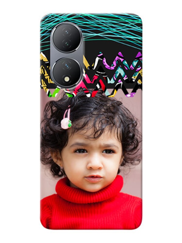 Custom Vivo Y100 personalized phone covers: Neon Abstract Design