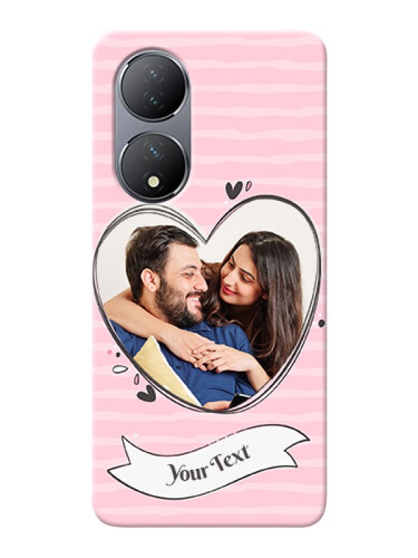 Custom Vivo Y100 custom mobile phone covers: Vintage Heart Design