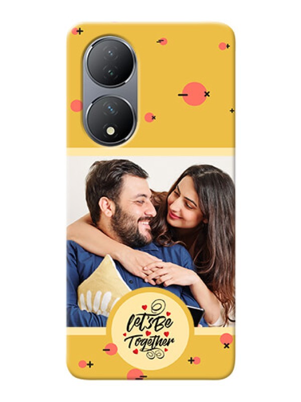 Custom Vivo Y100 Back Covers: Lets be Together Design