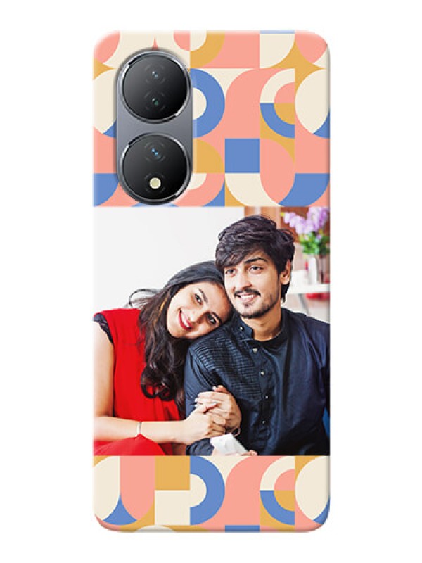 Custom Vivo Y100 Custom Phone Covers: Semi-circle Maze Pattern Design