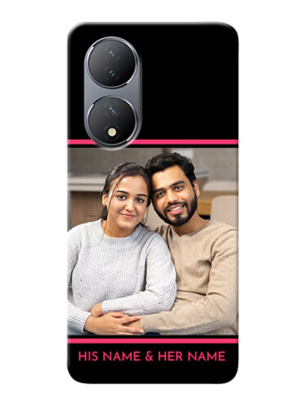 Custom Vivo Y100A Mobile Covers With Add Text Design