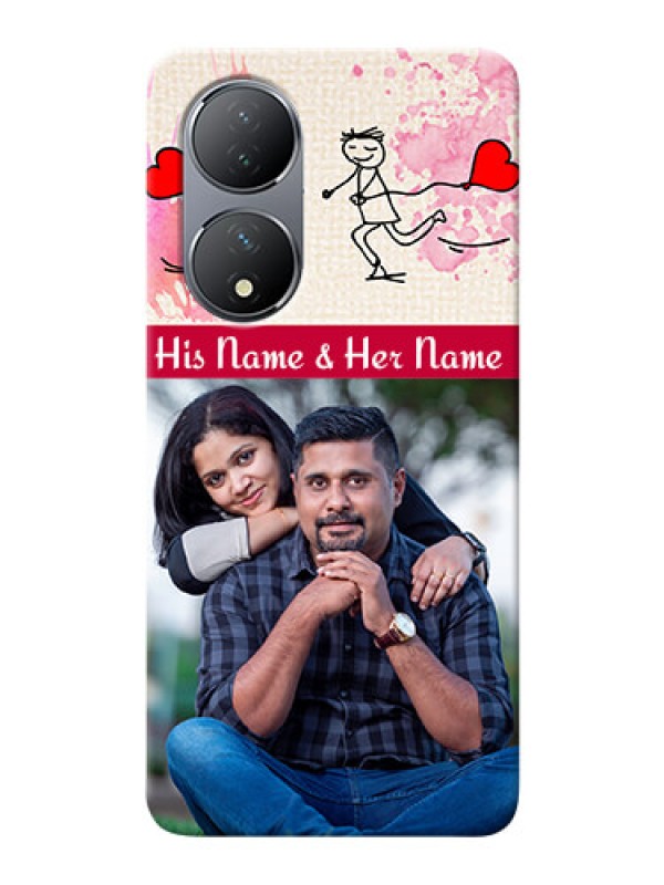 Custom Vivo Y100A phone back covers: You and Me Case Design