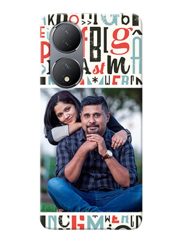 Custom Vivo Y100A custom mobile phone covers: Alphabet Design
