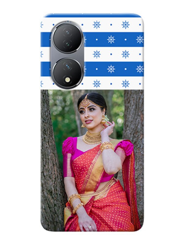 Custom Vivo Y100A custom mobile covers: Snow Pattern Design