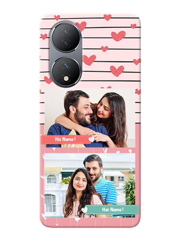 Custom Vivo Y100A custom mobile covers: Photo with Heart Design