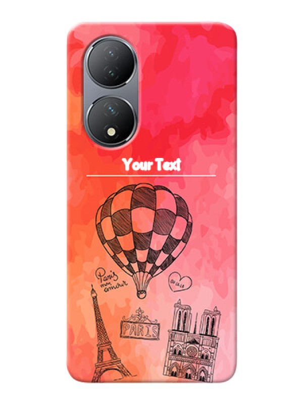 Custom Vivo Y100A Personalized Mobile Covers: Paris Theme Design