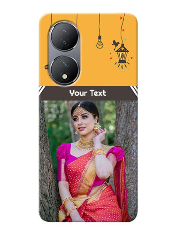 Custom Vivo Y100A custom back covers with Family Picture and Icons 