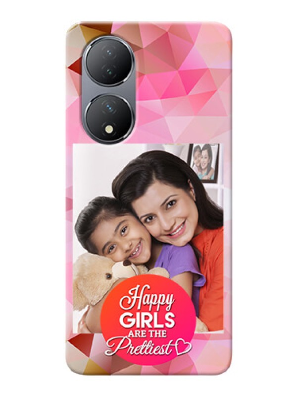 Custom Vivo Y100A Personalized Phone Covers: Abstract Triangle Design