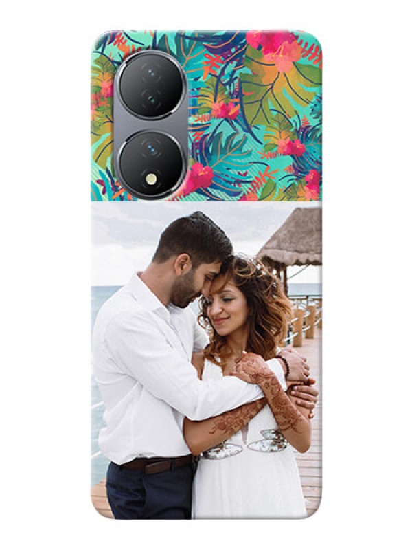 Custom Vivo Y100A Personalized Phone Cases: Watercolor Floral Design