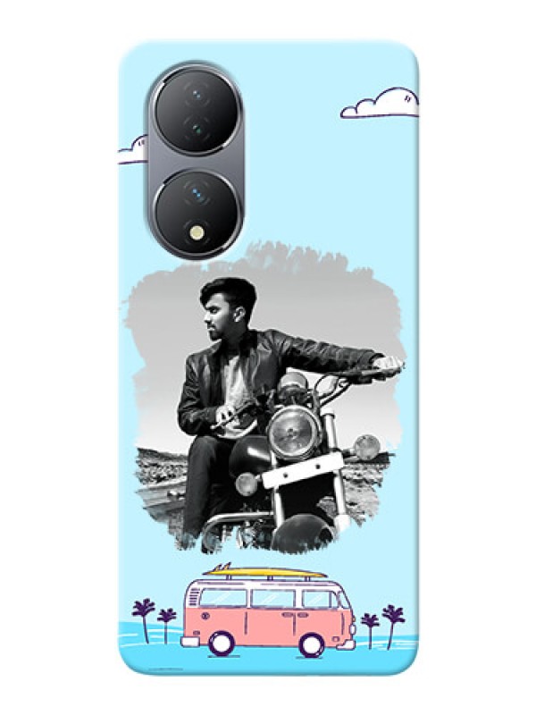 Custom Vivo Y100A Mobile Covers Online: Travel & Adventure Design