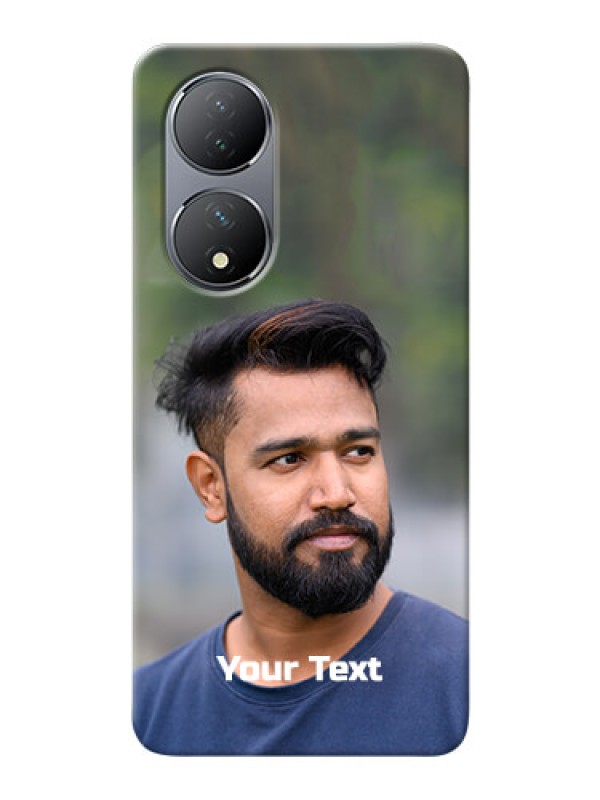 Custom Vivo Y100A Mobile Cover: Photo with Text