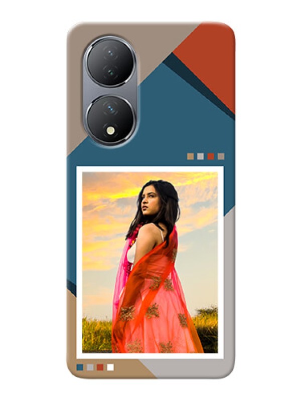 Custom Vivo Y100A Mobile Back Covers: Retro color pallet Design