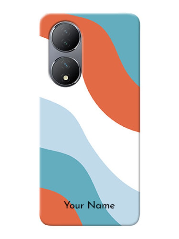 Custom Vivo Y100A Mobile Back Covers: coloured Waves Design