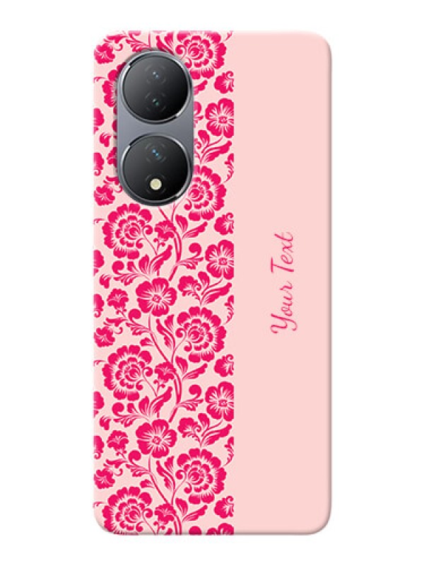 Custom Vivo Y100A Phone Back Covers: Attractive Floral Pattern Design