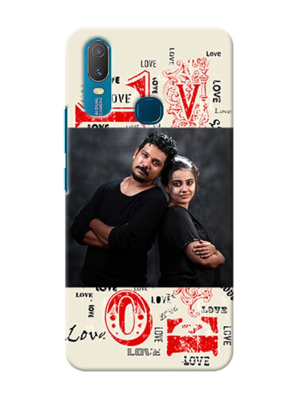 Custom Vivo Y11 mobile cases online: Trendy Love Design Case