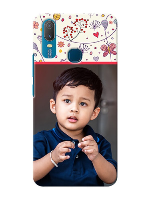 Custom Vivo Y11 phone back covers: Premium Floral Design