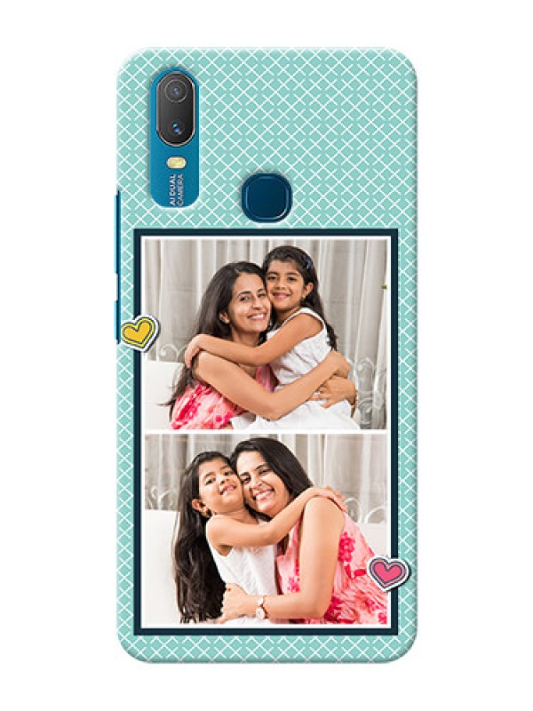Custom Vivo Y11 Custom Phone Cases: 2 Image Holder with Pattern Design