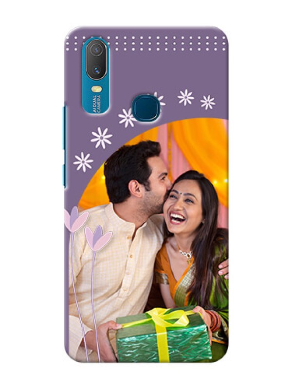 Custom Vivo Y11 Phone covers for girls: lavender flowers design 