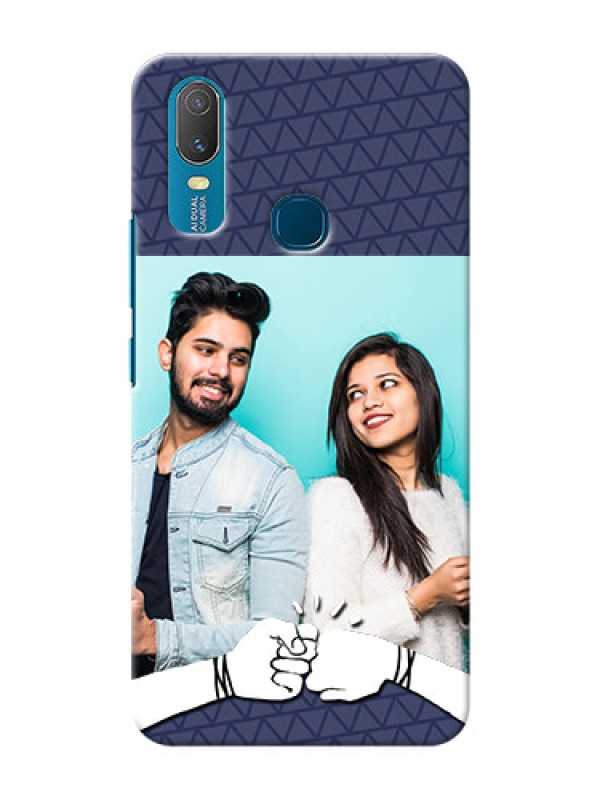 Custom Vivo Y11 Mobile Covers Online with Best Friends Design  