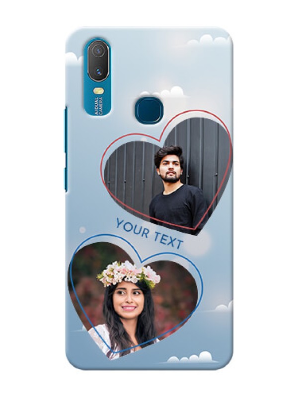 Custom Vivo Y11 Phone Cases: Blue Color Couple Design 