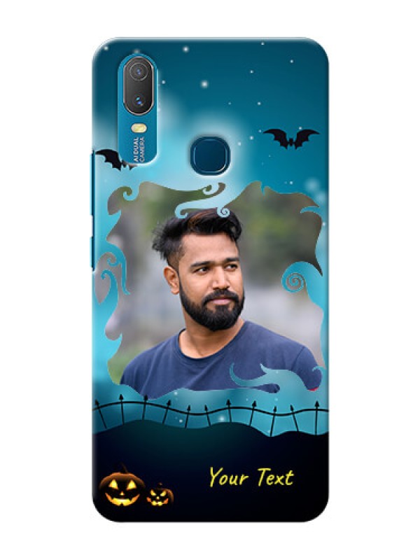 Custom Vivo Y11 Personalised Phone Cases: Halloween frame design