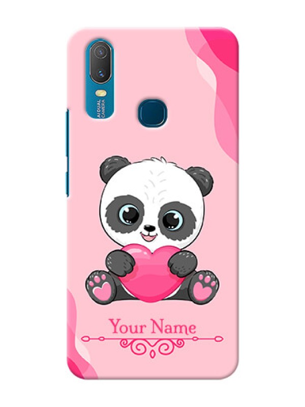 Custom Vivo Y11 Mobile Back Covers: Cute Panda Design