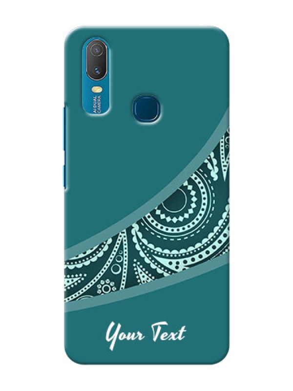 Custom Vivo Y11 Custom Phone Covers: semi visible floral Design