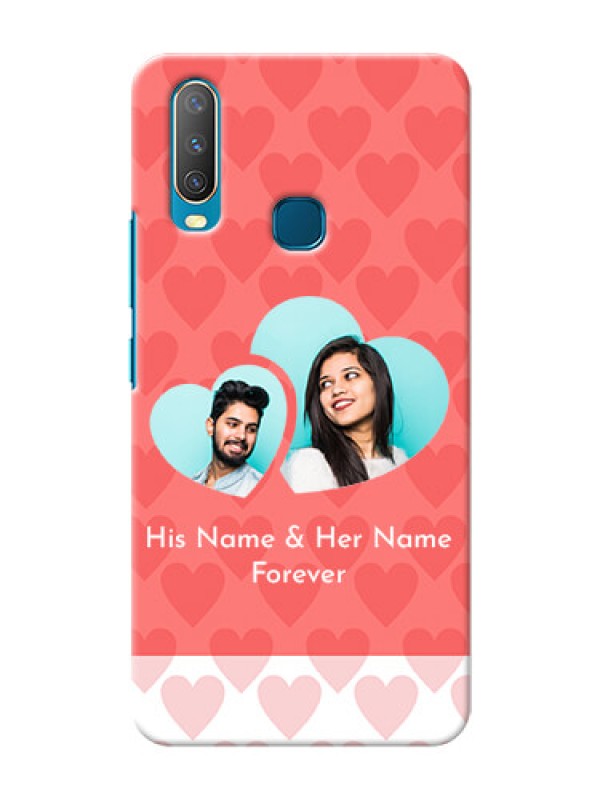 Custom Vivo Y12 personalized phone covers: Couple Pic Upload Design