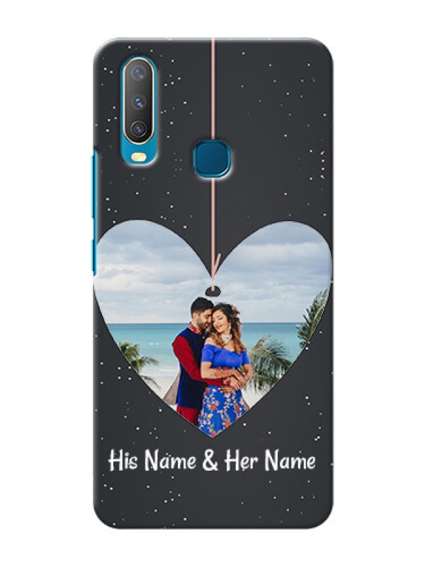 Custom Vivo Y12 custom phone cases: Hanging Heart Design