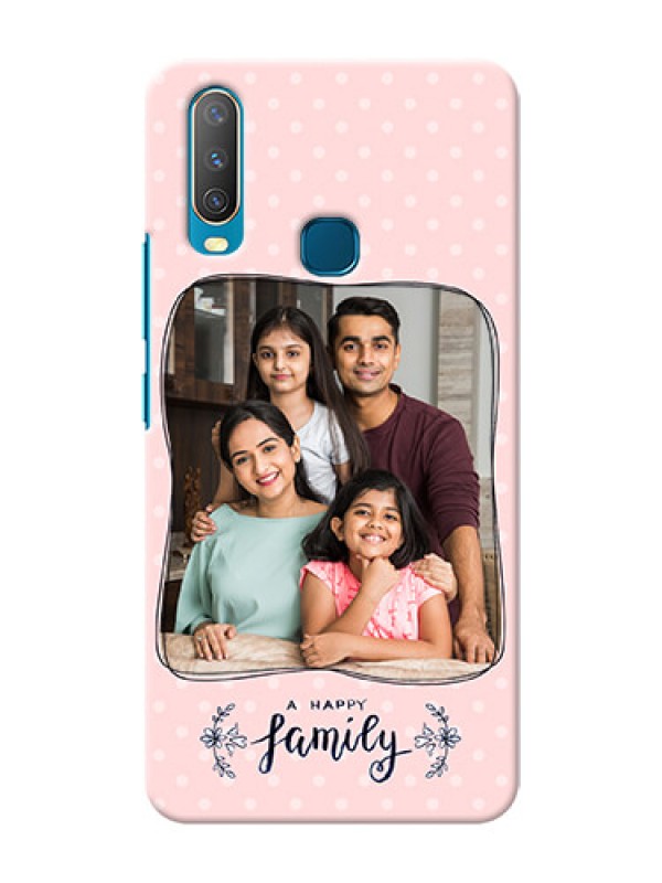 Custom Vivo Y12 Personalized Phone Cases: Family with Dots Design