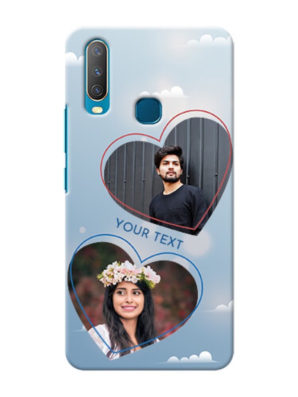 Custom Vivo Y12 Phone Cases: Blue Color Couple Design 