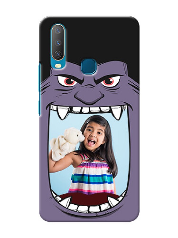 Custom Vivo Y12 Personalised Phone Covers: Angry Monster Design