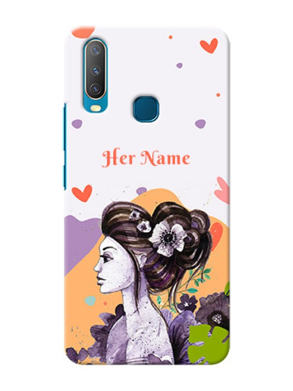 Custom Vivo Y12 Custom Mobile Case with Woman And Nature Design