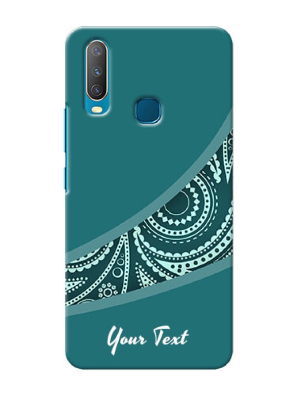 Custom Vivo Y12 Custom Phone Covers: semi visible floral Design