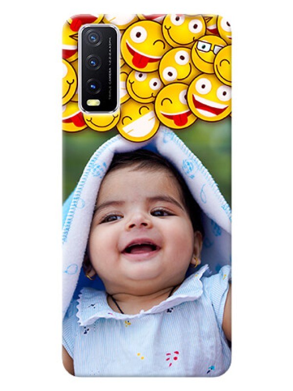 Custom Vivo Y12G Custom Phone Cases with Smiley Emoji Design