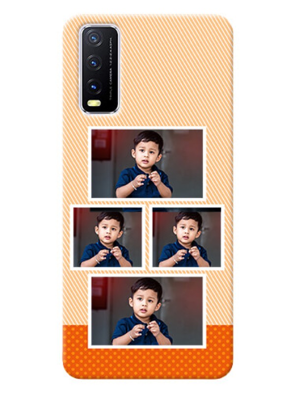 Custom Vivo Y12S Mobile Back Covers: Bulk Photos Upload Design