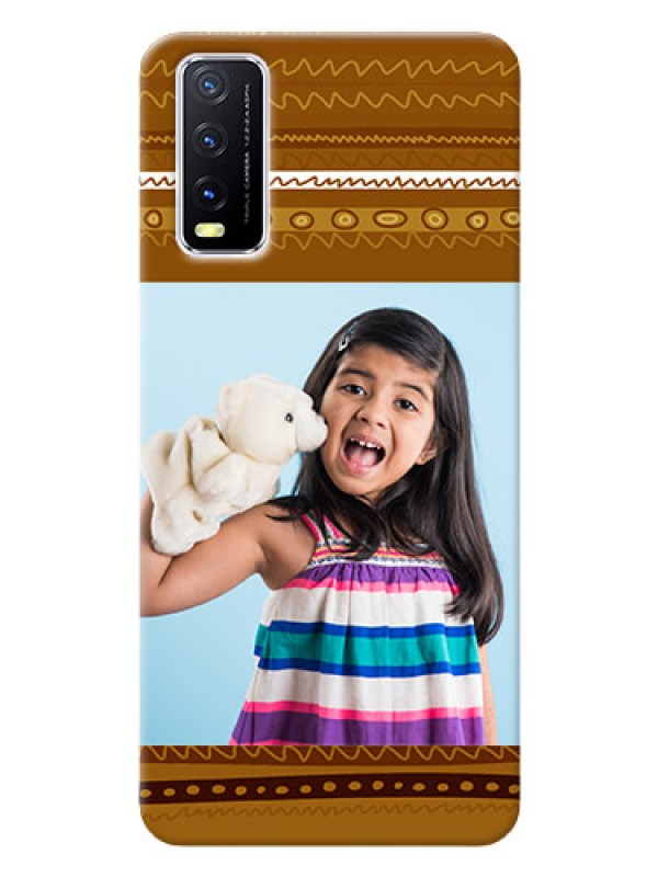 Custom Vivo Y12S Mobile Covers: Friends Picture Upload Design 