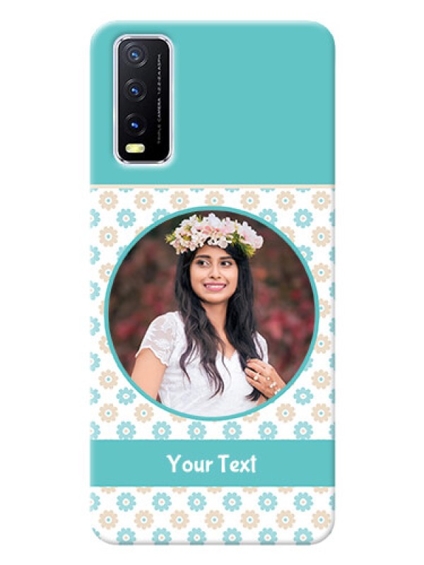Custom Vivo Y12S Custom Mobile Back Covers: Beautiful Flowers Design
