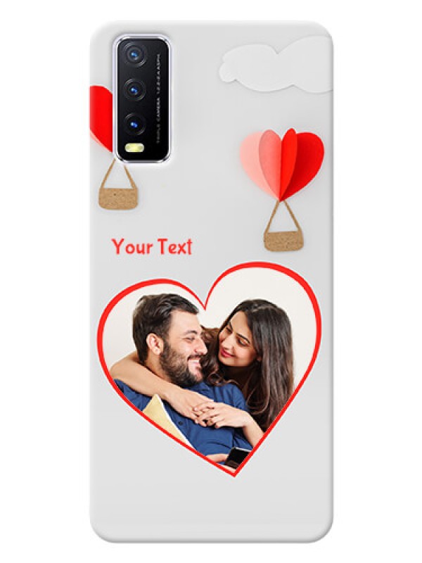 Custom Vivo Y12S Phone Covers: Parachute Love Design