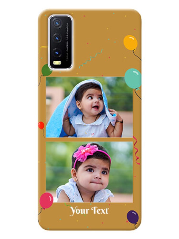 Custom Vivo Y12S Phone Covers: Image Holder with Birthday Celebrations Design